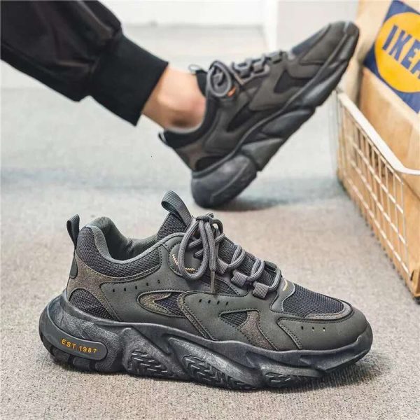 Winter 2023 Male Sneakers Thick Bottom Mens Tennis Shoes Breathable Sport Sneaker for Men Outdoor Running Basketball Trainers