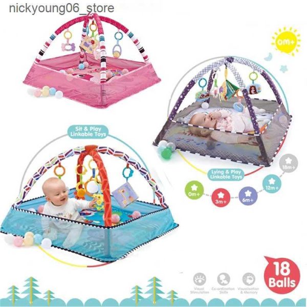 Baby Toy Baby Fitness Frame Crawling Game Blanket Multifunctional Educational Mat Fence Crawling Blanket Infant Rug Enlightenment Toys L240910