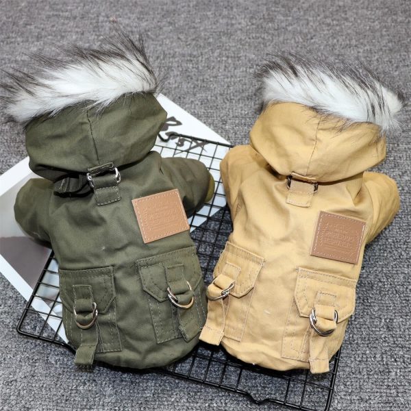 Winter Clothes Puppy Pet Coat Jacket For Small Medium Dog Thicken Warm Chihuahua Yorkies Hoodie Pets Clothing