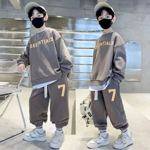 Tracksuit For Boy Childrens Clothing Teen Boys Sets Two Pieces Sweatshirts PantsAutumn Spring Kids Clothes Sets 2024 NewX241023