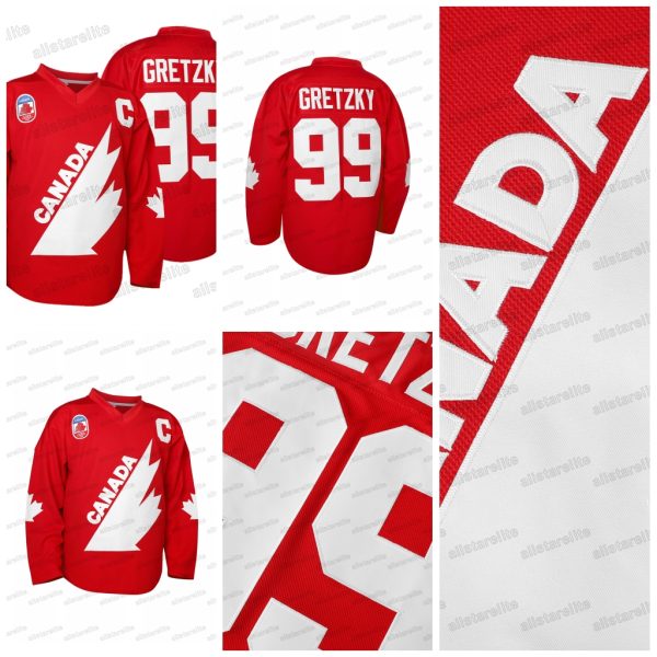 #99 Men's Classic Embroidery Stitched Casual Long Sleeve V-neck Breathable Ice Hockey Jersey For Spring Fall Party Training Match