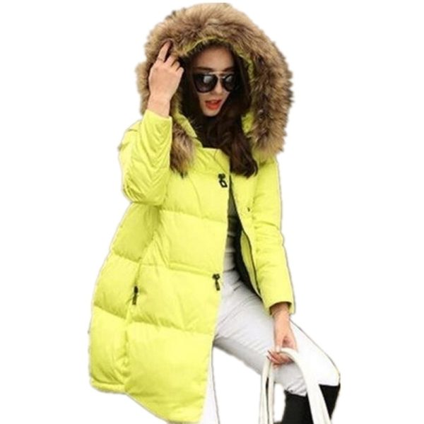 Women's Down Parkas Coat Jacket Hooded Winter Jacket Women parkas womens jacket fur collar Outerwear Female plus Size Winter coats 201027