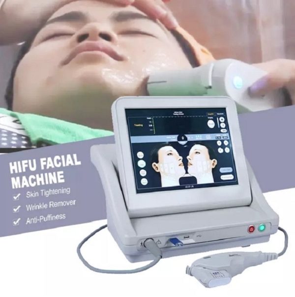 7D HIFU Machine for Face & Neck Lift, Non-Surgical Skin Tightening & Wrinkle Removal, High Intensity Focused Ultrasound for Anti-Aging, Home Use