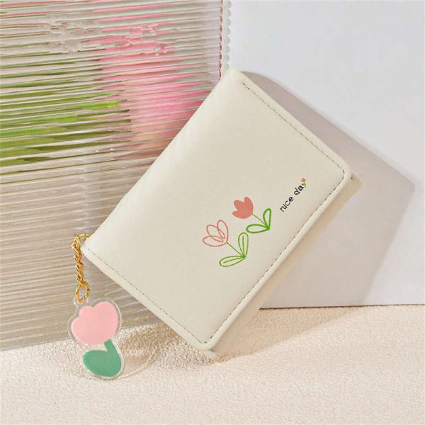 Brand Designer ral Pattern Small Wallets Women Soft PU Leather Mini Coin Bag Ladies Card Holder Fashion Purse Female