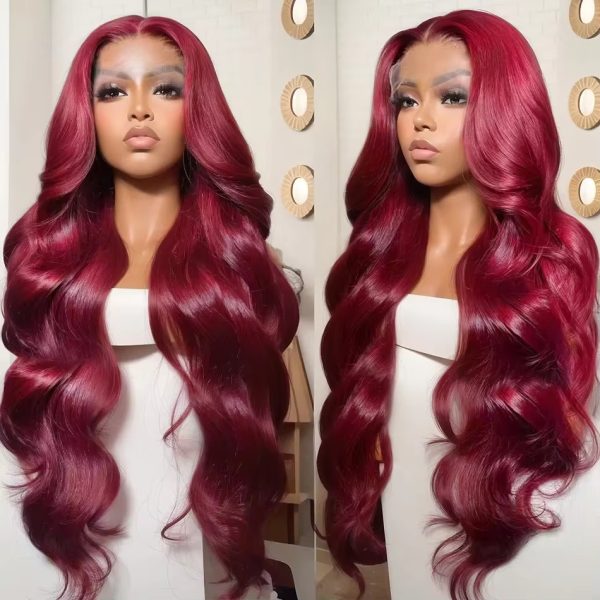 13x4 Lace Blonde 280 Density 30 Inch Straight Wigs Silky Long Brazilian Water Wave Lace Front Wigs Pre Plucked Colored Deep Wave Synthetic Frontal Wig For Black Women