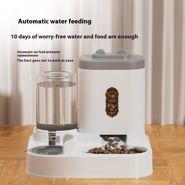 Automatic cat and dog feeding water dispenser, dog bowl, cat basin 2-in-1 water dispenser, cat bowl, pet supplies cross-border