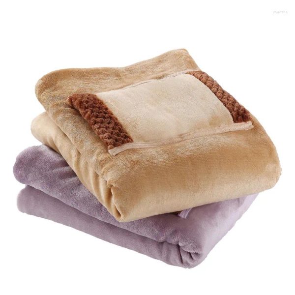 Blankets Electric Heater 5V USB Powered Soft Thicker Warmer Winter Heating Blanket For Office Bedroom Works With Power Bank