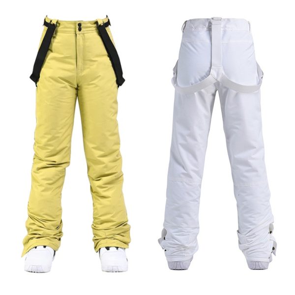 -20 Degree Snow Plus Size Elastic Waist Women's Trousers Winter Skating Skiing Outdoor Ski Pants For Men