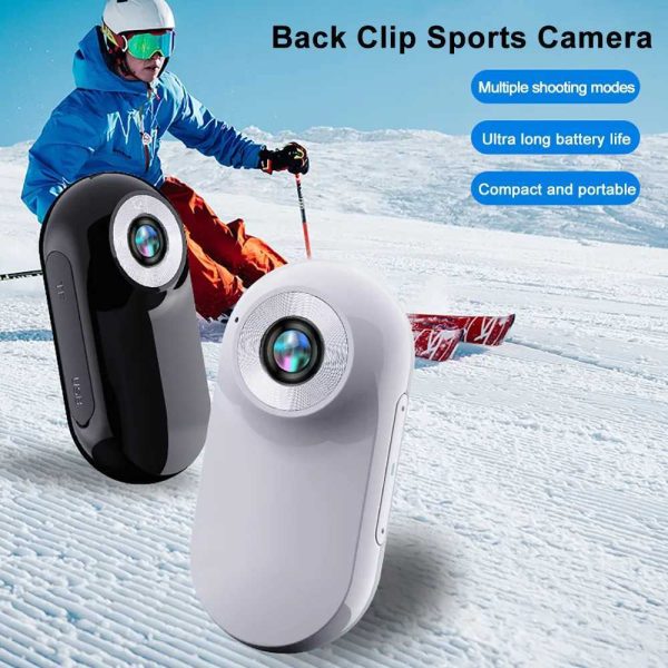 1080P Thumb Sports Camera Outdoor Mini 360 Rotating Bicycle Sports Camera with LCD Sn Driving Recorder Pet Collar Camera Y241105