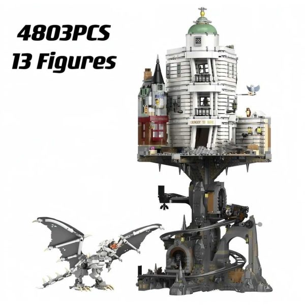 Blocks New Bank 4803Pcs Ironbelly Dragon moc 76417 Castle Toy Gift SetY2411057UDR