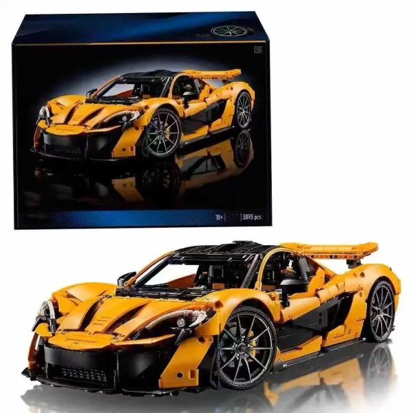 Blocks MINISO 3893Pcs Technology McLaren P1 Building Blocks Compatible with 42172 Moc Building Blocks Model Adult Sports Car Toy Boy GiftY2411057J9A