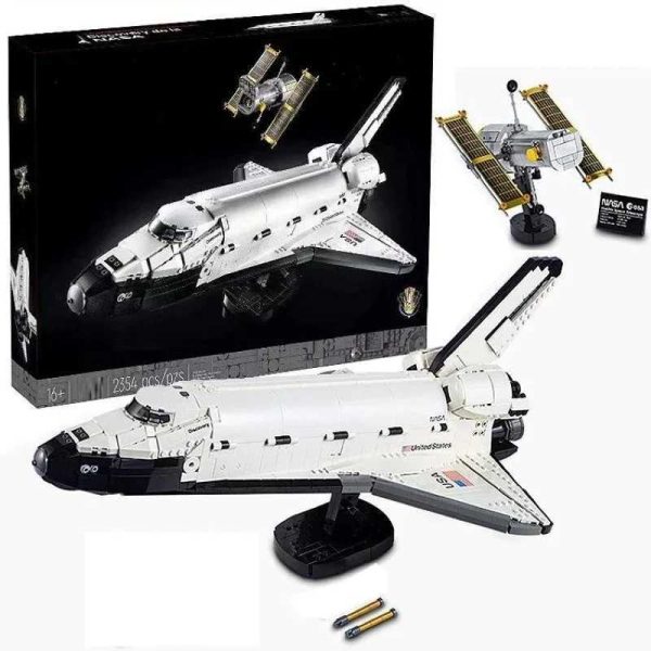 Blocks 2354 space shuttle model building block toys NASA aerospace toys childrens birthday gifts compatible with 10283 piecesY241106NPDO