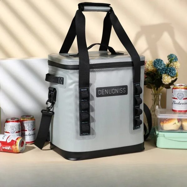 bag food camping box storage insulated ice pack y n with shoulder strap backpack cooler outdoor 240910