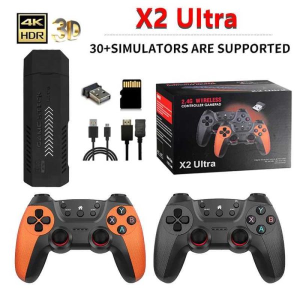 X2 tra X2 Plus GD10 Pro 4K gaming stick 3D retro video game console wireless controller TV 50 email for PS1/N64/DC gift Y241115