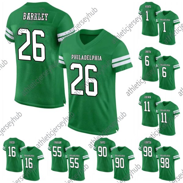 2024 Kelce Football Jersey custom jersey Barkleys 1 Hurts 11 Brown Carter 6 Smith Swift Cox