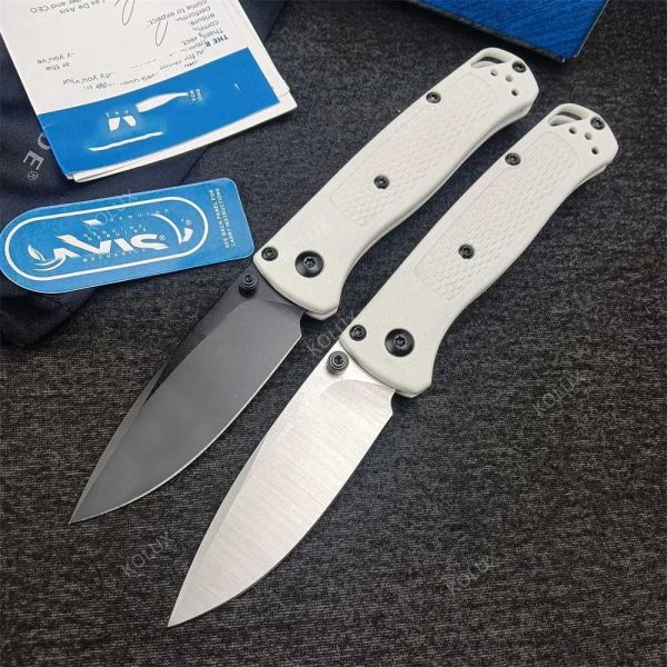 White Mini Bugout 533 BM Knife S30V Drop Point Blade Self Dense Outdoor Everyday Carry Hunting Tactical Multi Tools for MenXJ241116