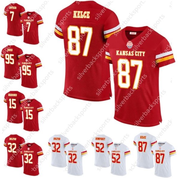 15 Patrick Mahomes Travis Kelce Harrison Butker Football Jersey GEORGE KARLAFTIS CREED HUMPHREY Rashee Rice Chris Jones Nick Bolton Isiah Pacheco Men/Women/Youth