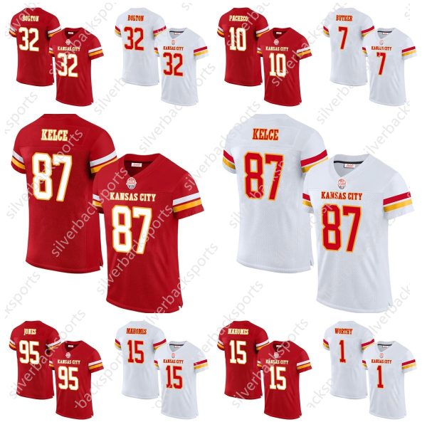 2024 Men/Youth/Women Football Jersey 15 Mahomes Travis Harrison Butker Rashee Chris Jones Nick Bolton Isiah Pacheco Trent McDuffie Xavier