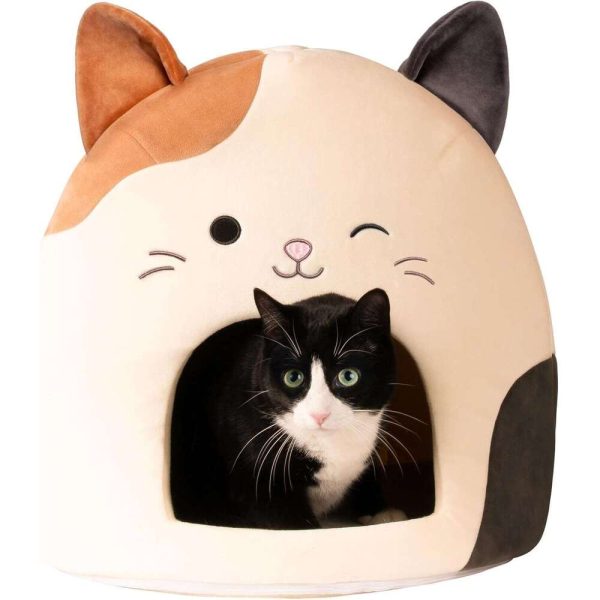 Animal Rescue Donation Squishmallows Original 16 Inch (approximately 40.6 Cm) Cam The Cat Cave - Ultrasoft Official Jazwares Pet Bed Suitable For Dogs And Cats