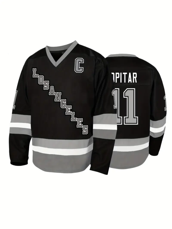 #11 Kopitar #99 Gretzky Classic Breathable Los Angeles Retro Ice Hockey Jersey - Embroidered Pullover Sweatshirt for Men women youth Perfect for Parties & Sports Events