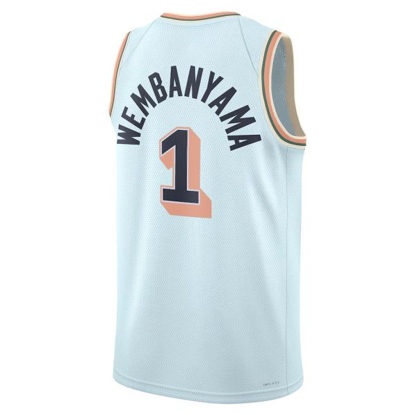 Wembanyama 2024/25 City Edition Basketball Jersey Barnes Bassey Branham Castle Champagnie Cissoko Collins Minix Paul Sochan Vassell Jersey