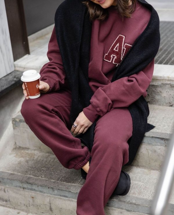 2025 New Letter Embroidered Oversized Sweatshirts for Women Winter Spring Clothing O-Neck Long Sleeve Cotton Fashion Pullovers Tops Female Loose Streetwear