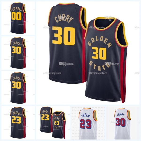 30 Curry 2024 25 City Classic Basketball Jersey 23 Green Hield Anderson Kuminga Looney Melton Moody Payton II Podziemski Wiggins Waters III Jersey Women Youth