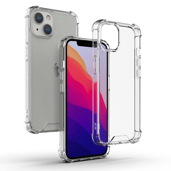 Transparent Shockproof Acrylic Hybrid Armor Hard Phone Cases for iPhone 16 15 14 13 12 11 Pro XS Max XR 8 7 6 Plus Samsung S24 S23 S22 S21 S20 Note20 Ultra