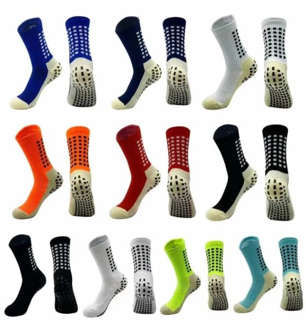 Anti Slip Men's Male Socks Soccer Sports Running Long Stockings Meias Socks Unisex Casual football socks good quality