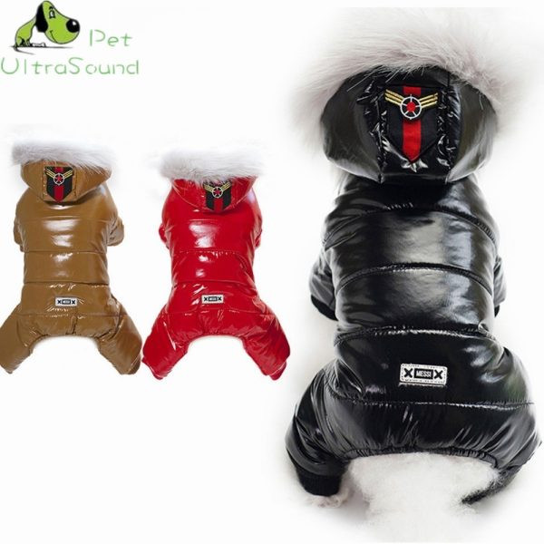 Warm Dog Clothes For Small Medium Dogs Winter Dog Clothing Coat Jacket Puppy Clothes Pet Dog Hoodies Yorkie Chihuahua Clothes T200710