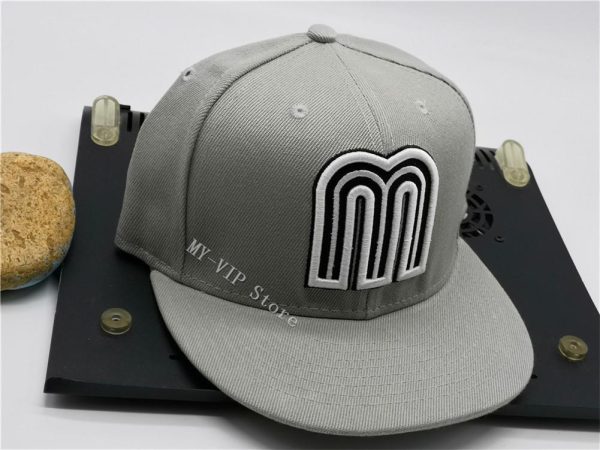 2021 Mexico Fitted Caps Letter M Hip Hop Size Hats Baseball Caps Adult Flat Peak For Men Women Full Closed