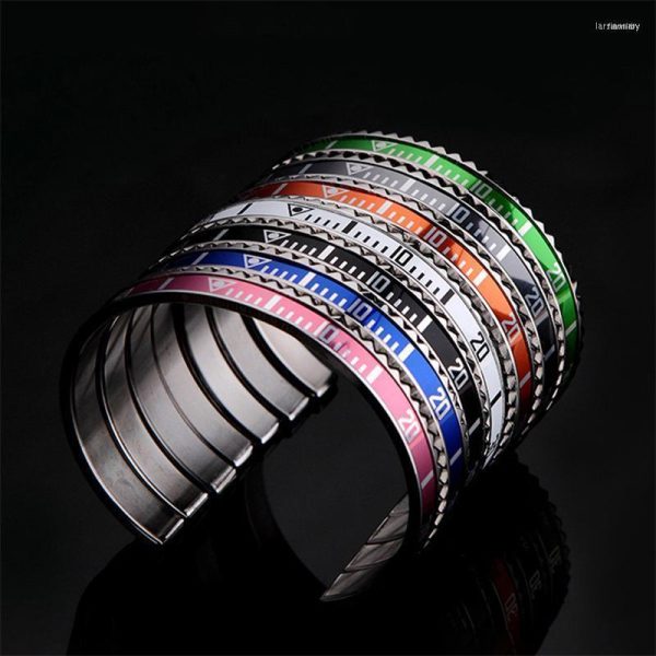 Bangle Dial Steel Speedometer Bracelets & Bangles Sommergibile Bracciale Da Sottomarino Bezel Pulseiras Bijoux No LogoBangleBangle Bangl