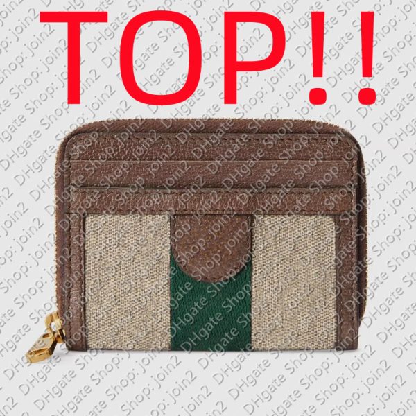 TOP. 658552 OPHIDIA CARD CASE WALLET Womens