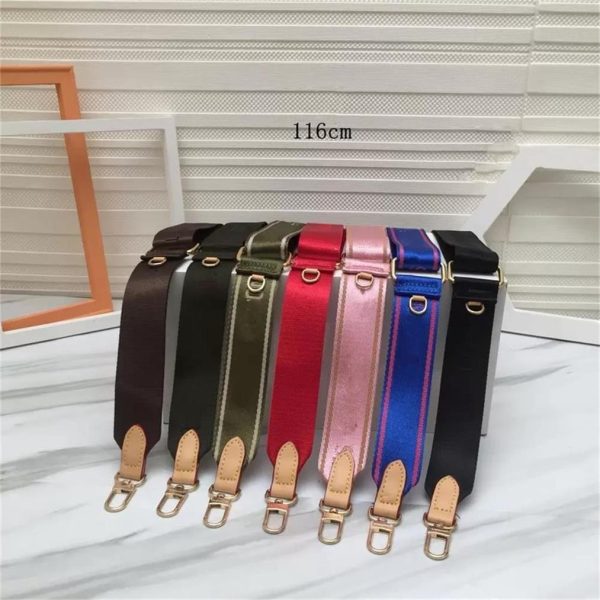 2022 Bag Parts Wholesale 6 color 3 sets of MESSENGER BAGS canvas handbag shoulder strap