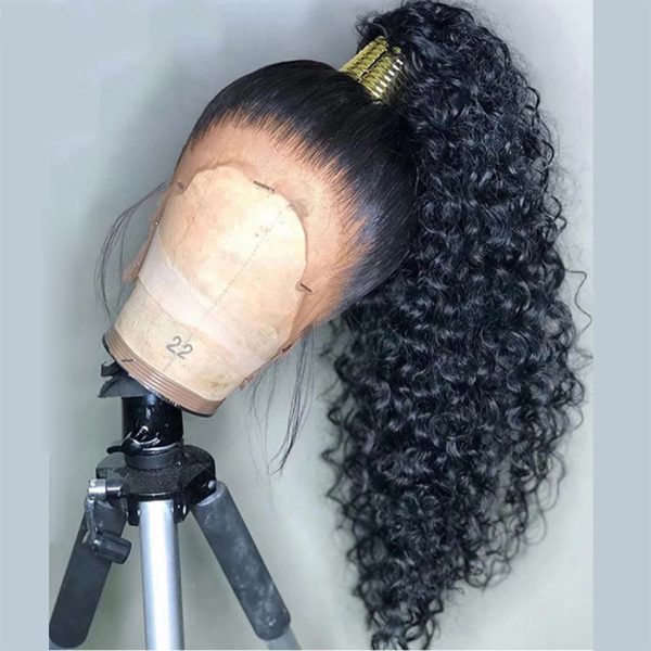 360 Deep Wave Hd Lace Frontal Wig Brazilian Curly Human Hair Wigs For Women 30 Inch 13x4 Wet And Wavy Synthetic Wig Preplucked