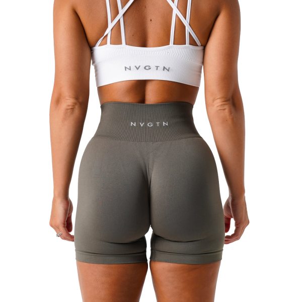 Yoga Outfit Yoga Outfits NVGTN Solid Seamless Shorts Women Soft Workout Tights Fitness Pants High Waisted Gym Wear 230130