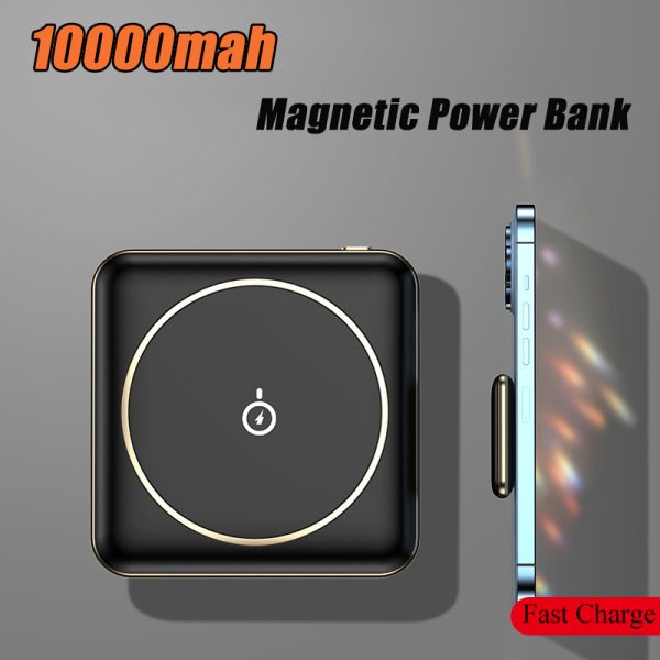 10000mAh Magnetic Qi Wireless Charger Power Banks for iPhone 14 13 12 Mini Poverbank Portable External Battery Charger Powerbank