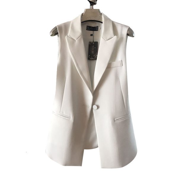 Women's Vests Women's Vest Waistcoat Spring Summer Autumn Suit Vest Jacket Women's White Cotton Linen Vest Short Coat All-Match 230511