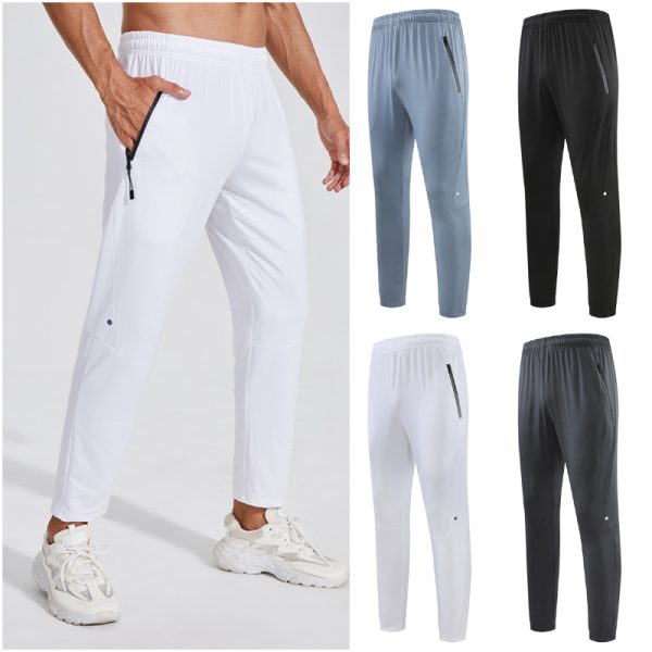 5589 Men's Pants Yoga Outfits Men Running Trainer Long Pant Sport Summer Breathable Trousers Adult Sportswear Gym Exercise Fitness Wear Fast Dry Elastic