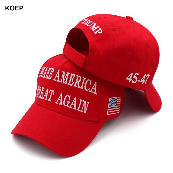 Ball Caps Donald Trump 2024 Cap USA Baseball Large Size MAGA President Hat Embroidery Wholesale Drop Hats 230727