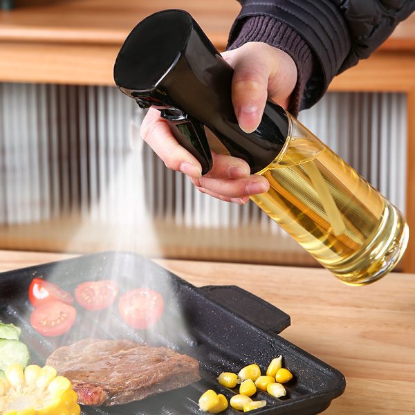 200/300ml Oil Spray Bottle BBQ Cooking Olive Oil Sprayer Kitchen Baking Oil Spray Empty Bottle Vinegar Bottle Oil Dispenser 827