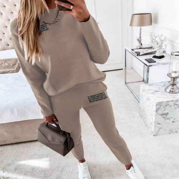 Women's Tracksuits Women Two Piece Sets Tracksuit Turtleneck Sweatshirt Drawstring Pants Suit Female Spring Autumn Long Sleeve Pullover Sports Set 230904