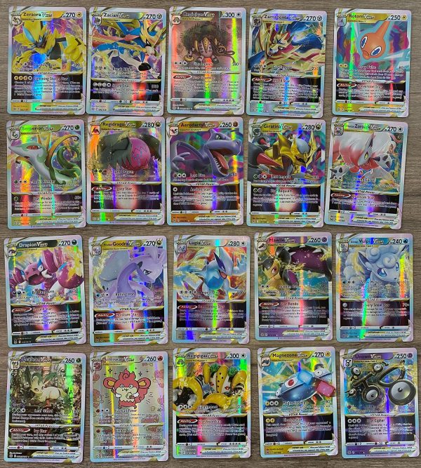 2023 New Card Games Full Flash Card Best TCG Cards Dot Flash 30New ex 33Vstar Ultra Rare Rainbow Arceus DIY Card Packs Kids Shiny Gift