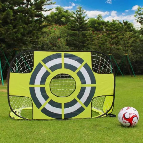 Balls Soccer Goals Portable Football Target for Cage Net Foldable Gate Impact Resistant Grass Training and Exercise 231122