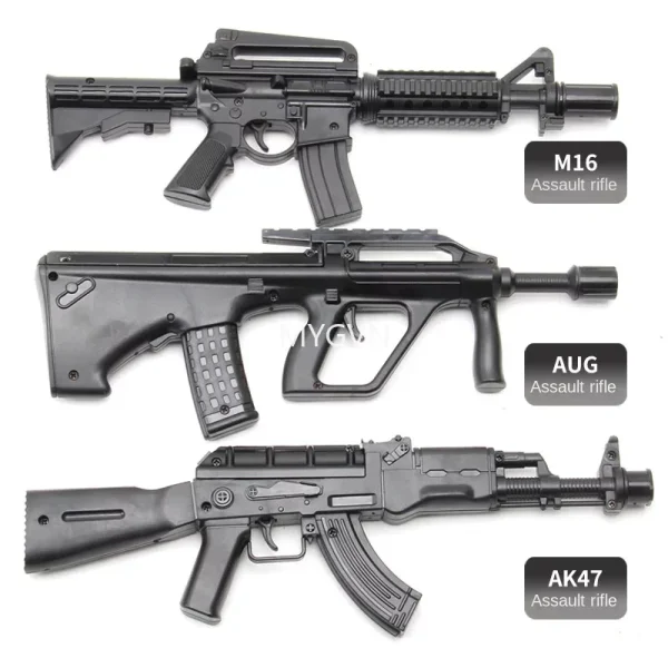 1:3 Ak-47 Aug Awm M249 M16 SY309 Barrett SCAR SY357 Barrett M24 95 Mini Cool Toy Gun Model