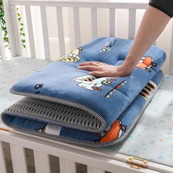 Baby Crib Bedding Set 120x60cm Toddler Bed Mattress Pad Fleece Breathable Boys Girls Cartoon Room Cute Floor Play Mat 240103