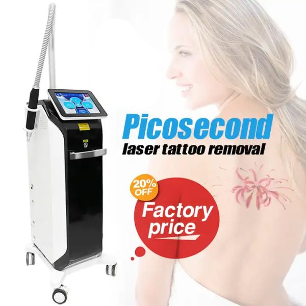 2024 New Q Switch Nd Yag Laser Tattoo Removal 3 Wavelength 1064nm/532nm/1320nm Picosecond Laser Skin Brightening Mole Lightening Apparatus