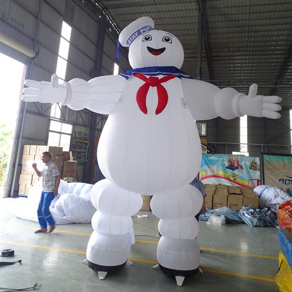 wholesale Custom outdoor Giant Halloween mascot inflatable stay puft,Ghostbusters Marshmallow Man Ghost master character for sale