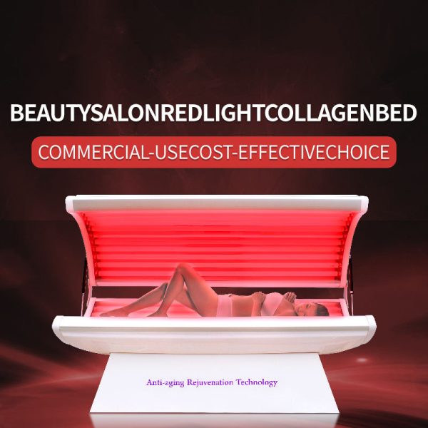 2024 Best Salon Led Light Therapy Slimming Spa Equipment 360 Coverage UVA UVB Rays Indoor Capsule Led Collagen Red Light Solarium Tanning Bed