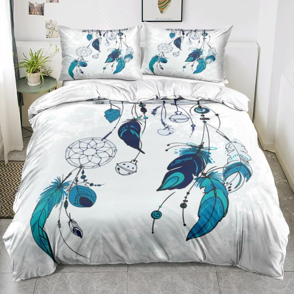 Bedding Sets Mainstays 3-Piece Teal Roses Comforter Set Detail Customized products do not support refunds